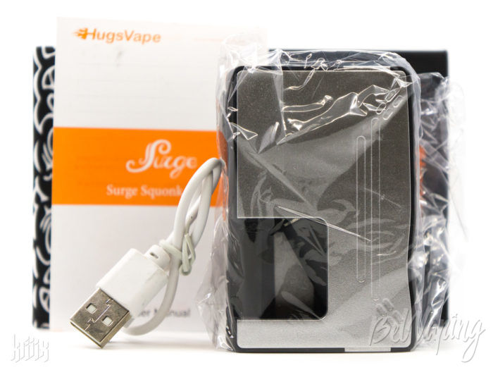 Комплектация Hugsvape Surge Squonk Mod 80W