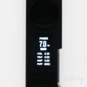 Экран Hugsvape Surge Squonk Mod в режиме вариватт