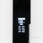 Экран Hugsvape Surge Squonk Mod в режиме термоконтроля с ТКС