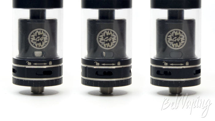 Smok TF-RTA - регулировка обдува и подачи жидкости