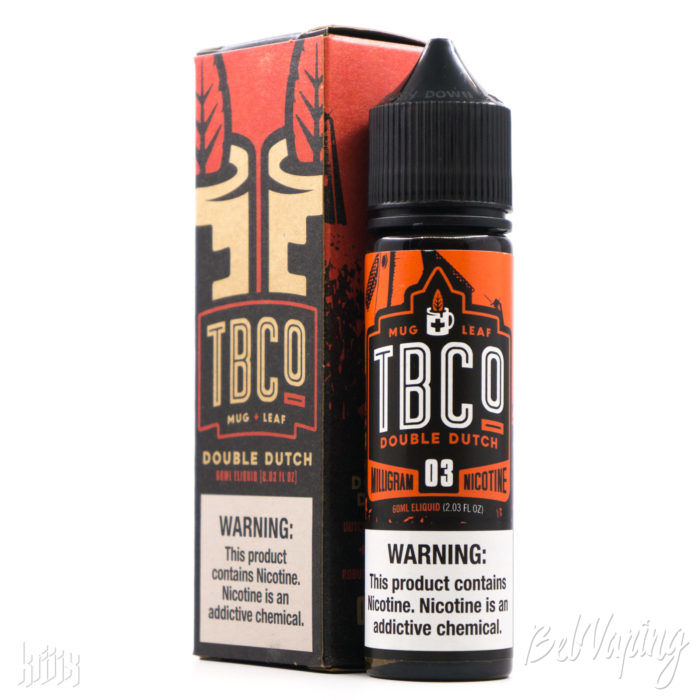 Жидкость TBCO Mug + Leaf Eliquid - Double Dutch
