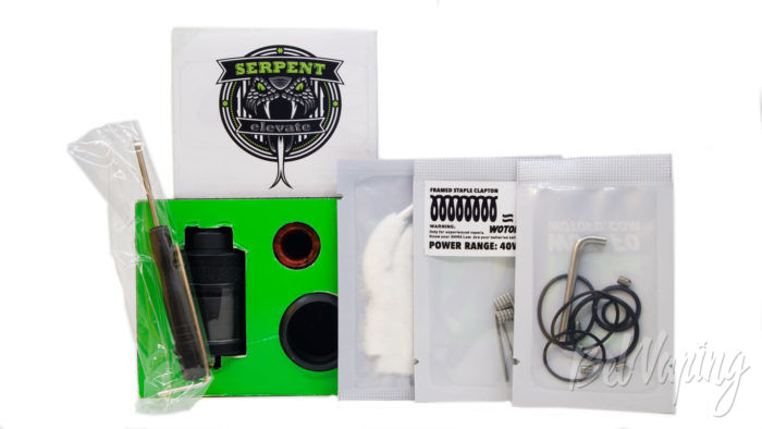 Wotofo SERPENT ELEVATE RTA - комплект поставки
