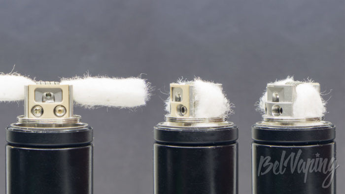 Wotofo SERPENT ELEVATE RTA - укладка хлопка