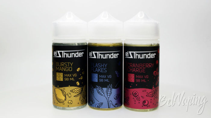 Жидкость El Thunder - этикетки