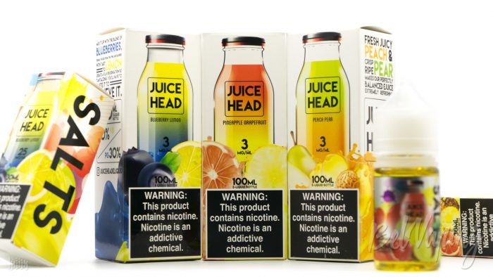 Жидкости Juice Head E-Liquid на обычном и солевом никотине