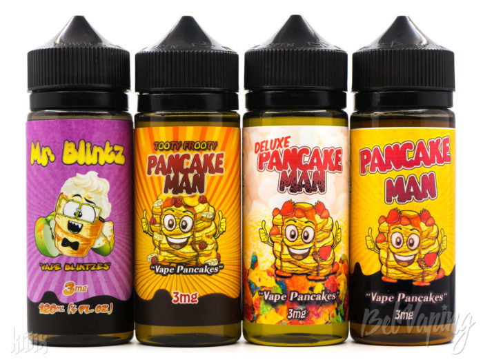 Линейка жидкостей PANCAKE MAN и MR. BLINTZ от VAPE BREAKFAST CLASSICSPANCAKE MAN и MR BLINTZ от VAPE BREAKFAST CLASSICS