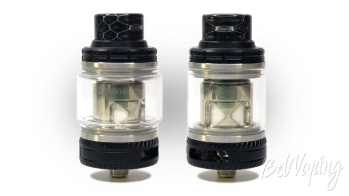 Smoant NABOO TANK - внешний вид с разными стёклами