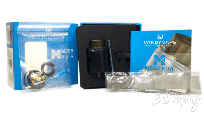 VandyVape MESH RDA - комплект поставки