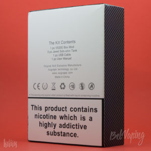 Упаковка набора Augvape VX200