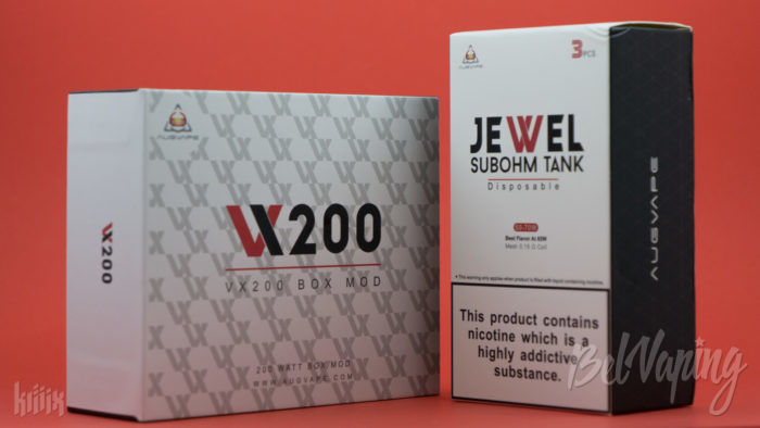 Упаковка набора Augvape VX200