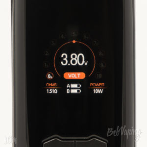 Экран боксмода Augvape VX200 в режиме варивольт