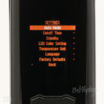 Меню боксмода Augvape VX200
