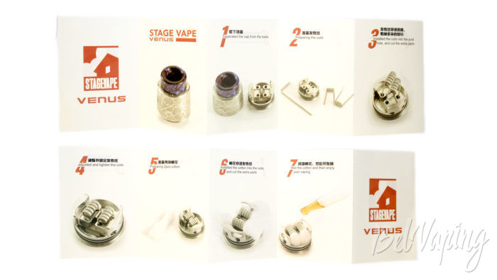 Stagevape VENUS RDA - инструкция