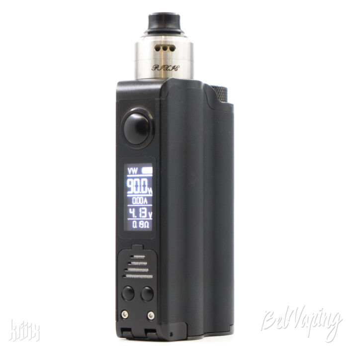Экран и кнопки управления боксмода Topside Squonk Mod