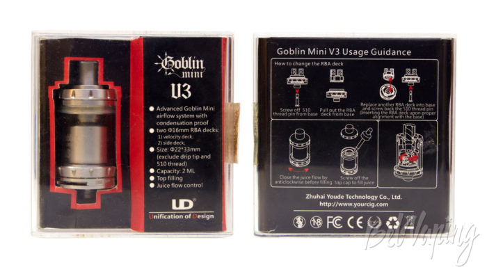 UD GOBLIN MINI V3 RTA - упаковка