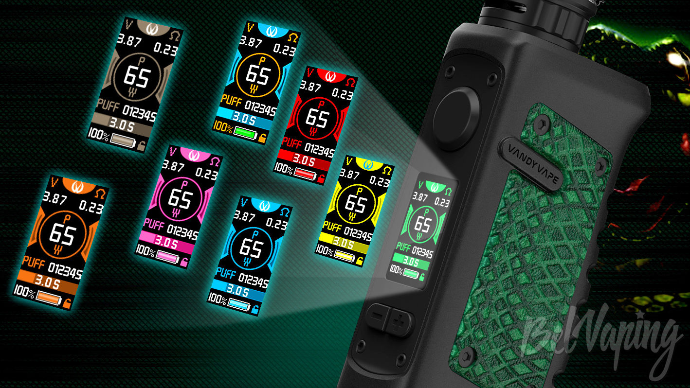 Дисплей мода Vandy Vape Jackaroo