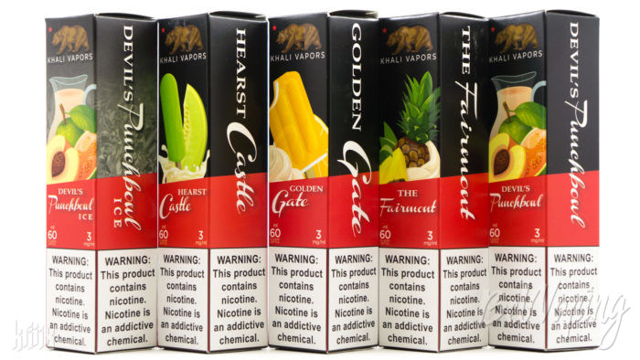 Линейка жидкости Khali Vapors