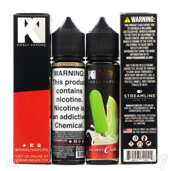 Упаковка и этикетка жидкости Khali Vapors
