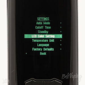 Настройка цвета экрана боксмода Augvape VX200
