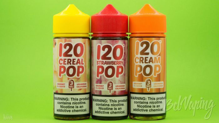 Линейка жидкости 120 Pop Series от Mad Hatter Juice