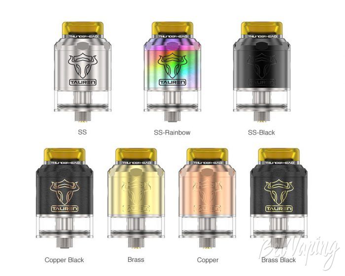 Цвета Tauren RDTA от ThunderHead Creations