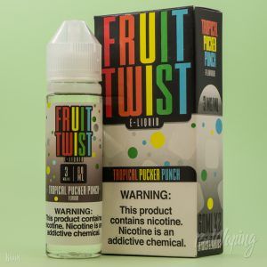 Упаковка и этикетка жидкости Fruit Twist E-Liquid