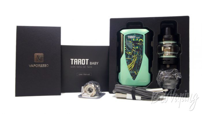 Vaporesso TAROT BABY with NRG SE Tank - комплект поставки