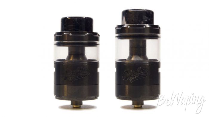 Wotofo PROFILE UNITY RTA внешний вид с обычным и увеличенным стеклом