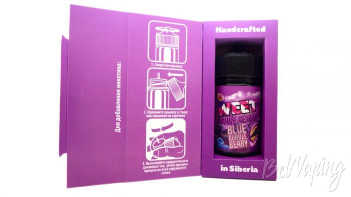 Жидкость BLUE BUBBLE BERRY от Bill's Liquid - инсрукция