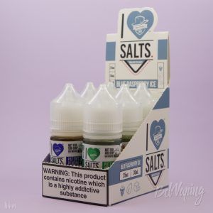 Упаковка жидкости I Love Salts от Mad Hatter Juice
