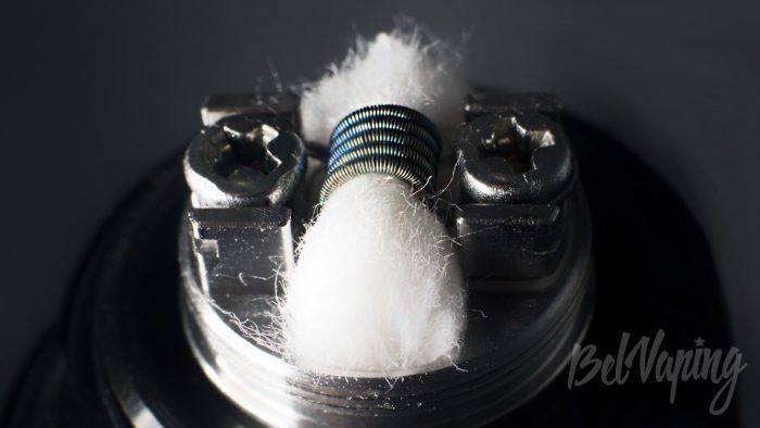 Клон BSKR 1.5 MTL RTA - укладка хлопка