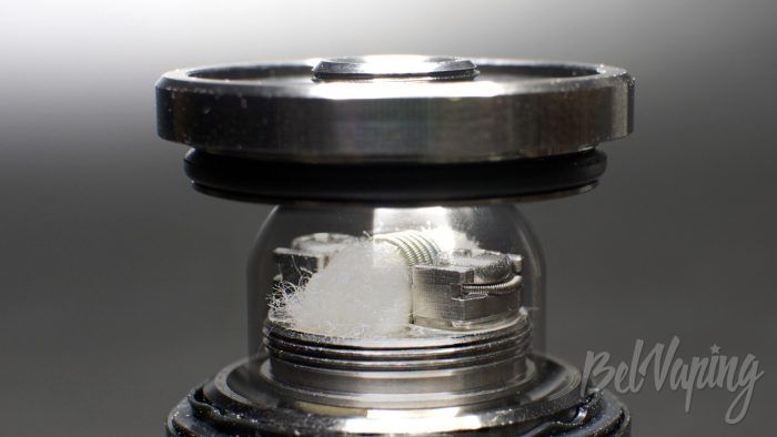 Клон BSKR 1.5 MTL RTA - размещение спирали внутри испарительной камеры