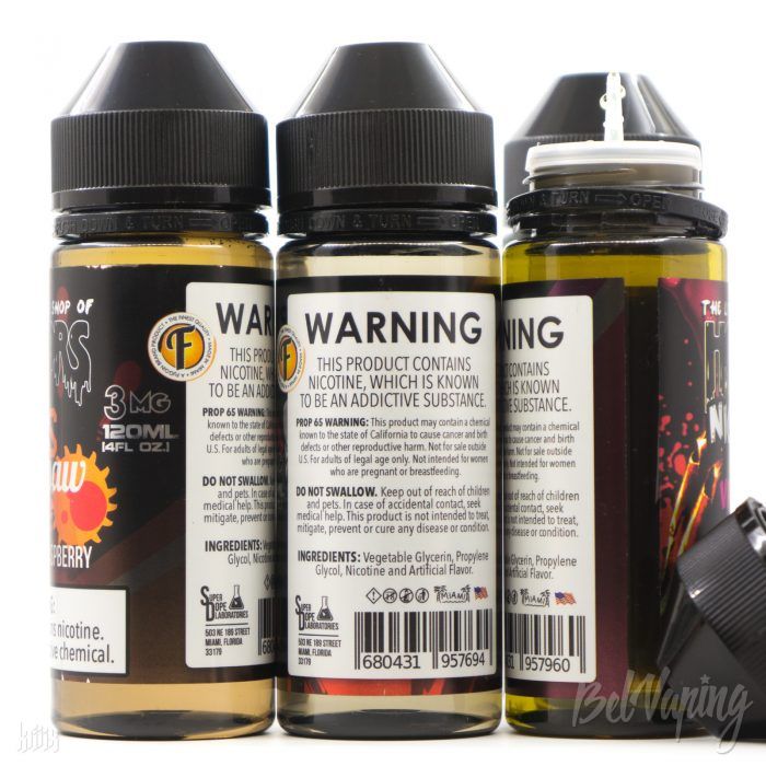 Этикетка жидкости The Little Vape Shop Of Horror