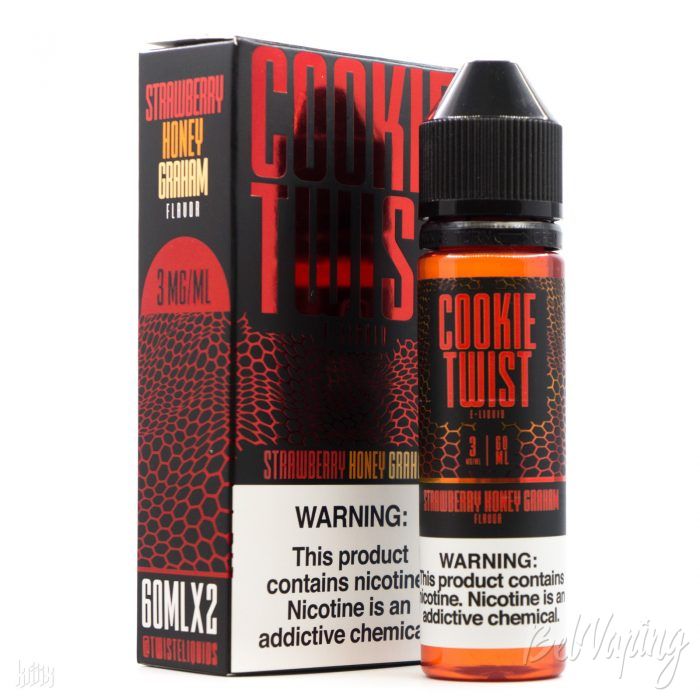 Жидкость Cookie Twist - Strawberry Honey Graham