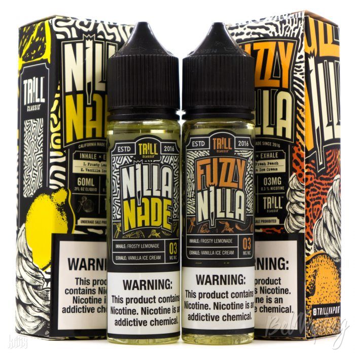 Жидкости Fuzzy Nilla и Nilla Nade от Trill Classix E-Liquid