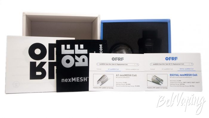 OFRF nexMESH Sub-Ohm Tank - бумаги