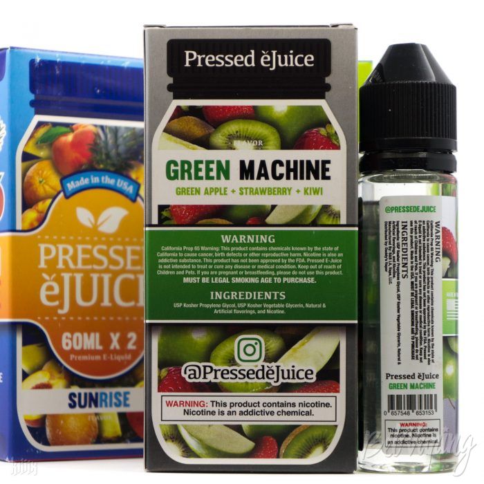 Упаковка и этикетка жидкости Pressed E-Juice