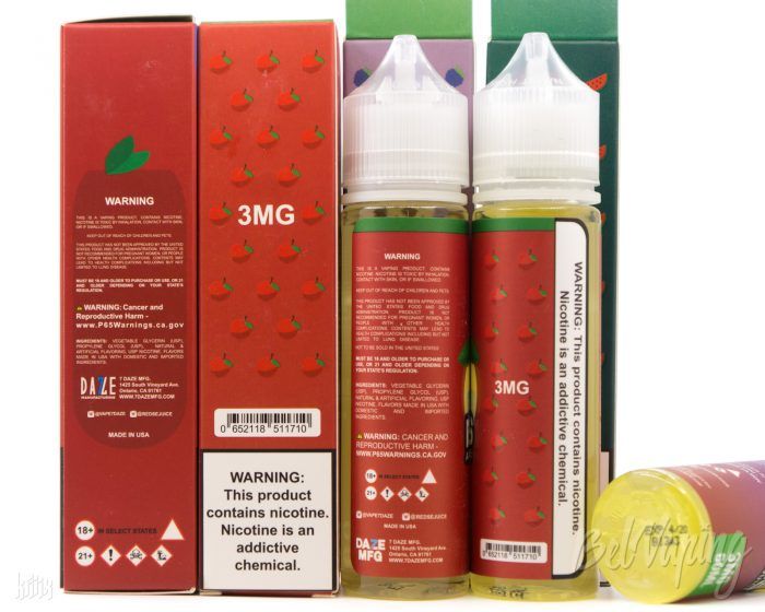 Упаковка и тара Reds Apple E-Juice