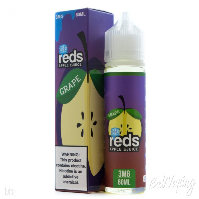 Жидкость REDS E-JUICE - ICED GRAPE APPLE