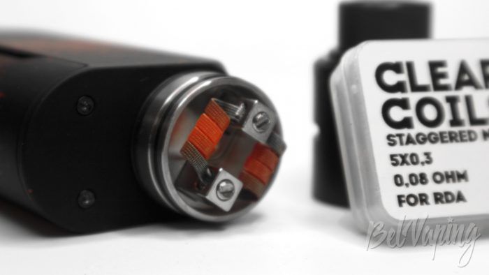 Rincoe MANTO MINI RDA 90W KIT - прожиг намотки