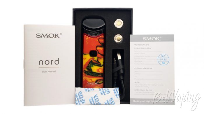 Smok NORD Kit - комплект поставки