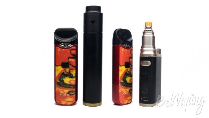 Smok NORD Kit - сравнение размеров
