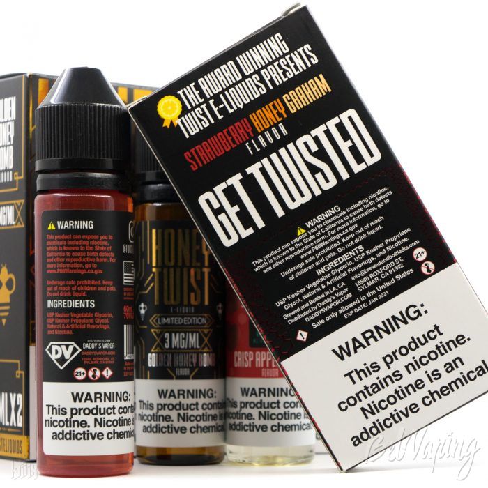 Упаковка жидкостей Twist E-Liquids