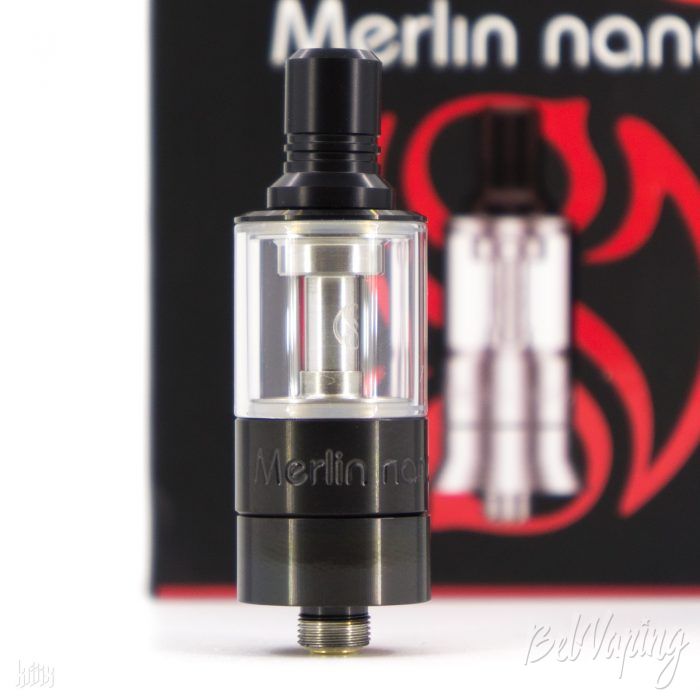 Внешний вид Augvape Merlin Nano MTL RTA с кольцом на 22 мм