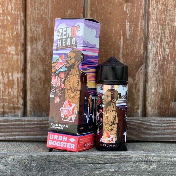 Жидкость Ice Raspberry Lemonade - Zero Hero от URBN VAPE