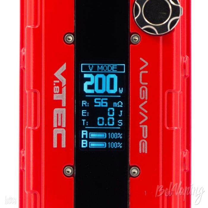 Режим вариватт в Augvape VTEC 1.8 Mod