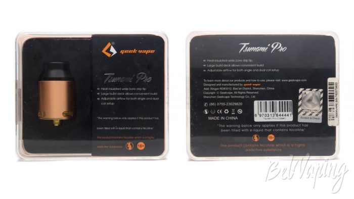 Geekvape TSUNAMI PRO RDA - упаковка