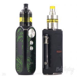 Сравнение Innokin Adept Mod (справа) с OBS Cube X
