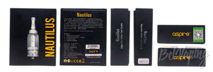 Aspire NAUTILUS BVC Tank - упаковка