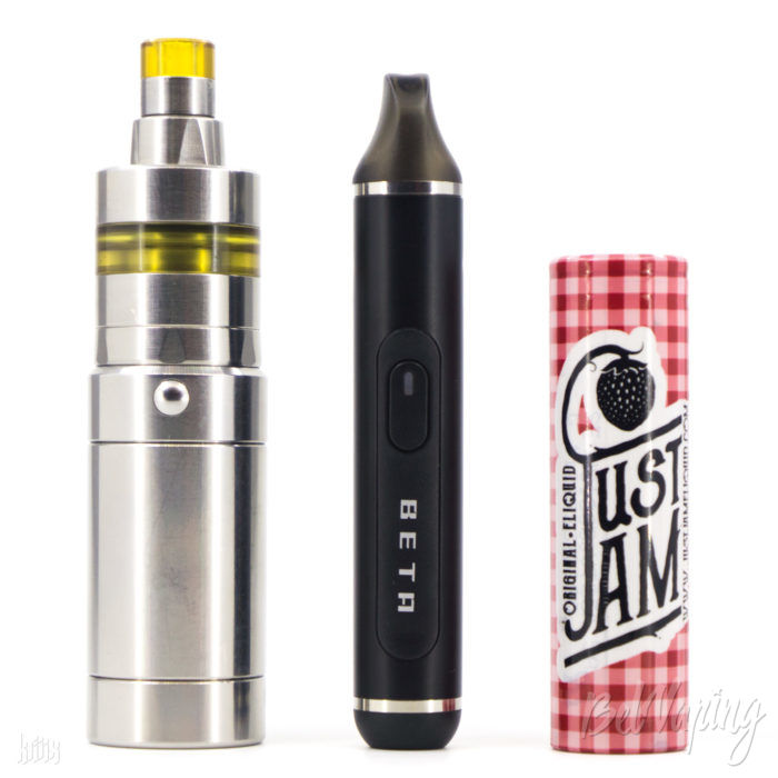 Сравнение размеров (слева направо): Cthulhu Tube Mod + Kayfun [lite] 2019, Think Vape Beta Pod и аккумулятор 18650обзор-7128